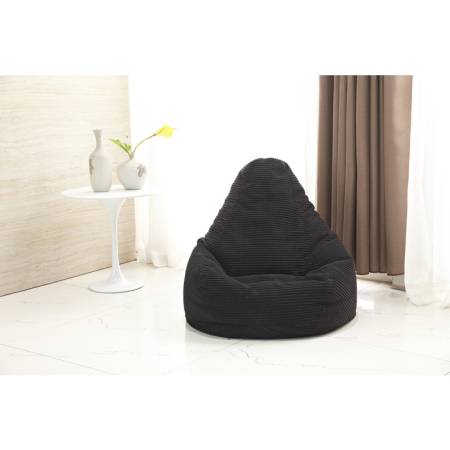 7001-ADU-BK BLACK Retro Style Adult Bean Bag