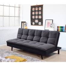 7568-DGR DARK GRAY Pillow Top Futon Bed