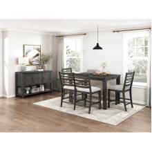 6023-84*5 5PC SETS Dining Table + 4 Side Chairs