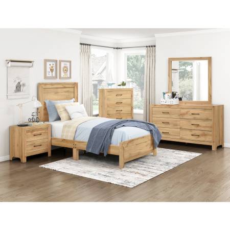 1534NAT-1*5 5PC SETS Twin Bed in a Box