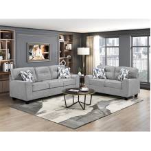 8416GY*2 2PC SETS Sofa + Love Seat