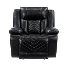 8457BLK-1PW Power Reclining Chair with LED and Charging Ports