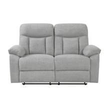 8440GRY-2 Double Reclining Love Seat