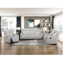 9728LGY*2 2PC SETS Double Reclining Sofa + Love Seat