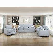9660GY*3 3PC SETS Sofa + Love Seat + Chair