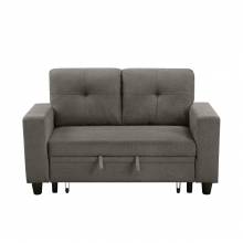 9705DB-2* Love Seat with Pull-out Bed, Shelves and Charging Ports