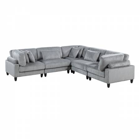 9688GY*53CR2AC 5-Piece Modular Sectional