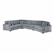 9623GY*42LRU 4-Piece Sectional with Right Cuddler