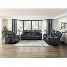 8538BK*3 3PC SETS Double Reclining Sofa + Love Seat + Chair