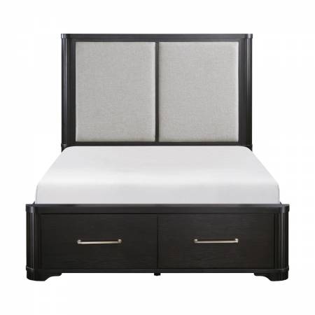 1381K-1CK* California King Platform Bed with Footboard Storage