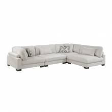 9555BEG*42CR2AC 4-Piece Modular Sectional