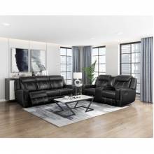 8516BK*2 2pc Set: Sofa, Love