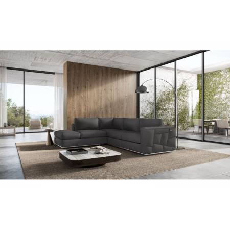998-DK_GRAY-LAF-SECT Dark Gray LAF Sectional Sofa