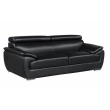 4571-BLACK-S Black Sofa