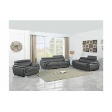 4571-GRAY-3PC Gray Sofa Set