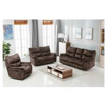 7167-DARK-BROWN-3PC Dark Brown Sofa Set