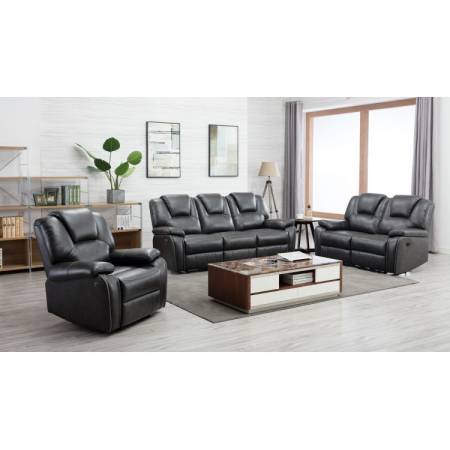 7993-GRAY-3PC Gray Sofa Set