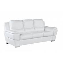 4572-WHITE-S White Sofa 