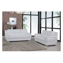 4572-WHITE-S-L White Sofa, Loveseat 