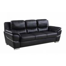 4572-BLACK-S Black Sofa