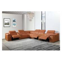 9762-CAMEL-3PWR-8PC Camel 3-Power Reclining 8PC Sectional /w 2-Consoles