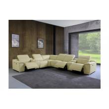 9762-BEIGE-3PWR-8PC Beige 3-Power Reclining 8PC Sectional /w 2-Consoles