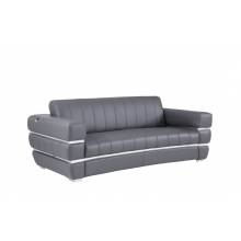 904-DK_GRAY-S Dark Gray Italian Leather Sofa 