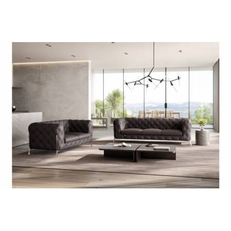 970-BROWN-S-L 2PC SETS SOFA + LOVESEAT