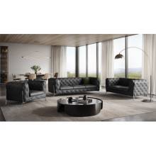 970-DK_GRAY-S-L-CH 3PC SETS SOFA + LOVESEAT + CHAIR