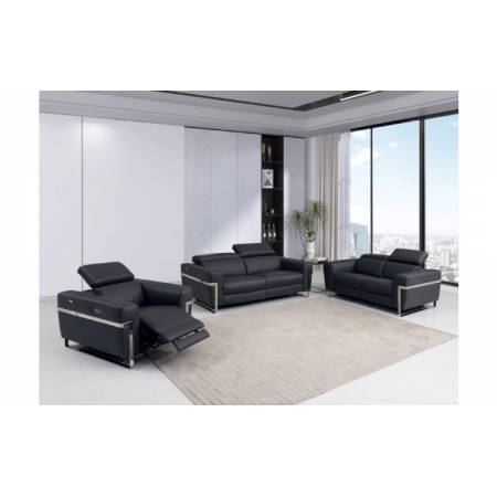 990-DK-GRAY-S-L-CH 3PC SETS Power Reclining Sofa + LOVESEAT + CHAIR