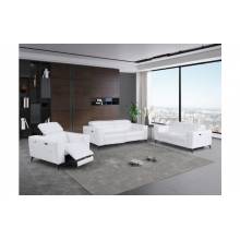 989-WHITE-S-L-CH 3PC SETS Power Reclining Sofa + LOVESEAT + CHAIR