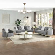 LV04820-2PC 2PC SETS Fernando Sofa w/5 Pillows + Loveseat