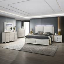 BD03791EK-4PC 4PC SETS Laveda Eastern King Bed w/LED