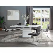 DN02143-DN02235*4 5PC SETS Kameryn Dining Table W/Leaf + 4 Side Chairs