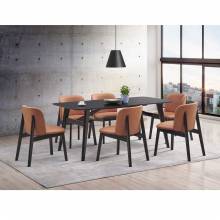 DN02366-7PC 7PC SETS Eliora Dining Table + 6 Side Chairs