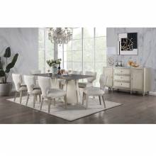 DN02011-9PC 9PC SETS Kasa Dining Table + 8 Side Chairs