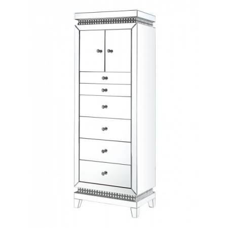 97807 Lotus Jewelry Armoire