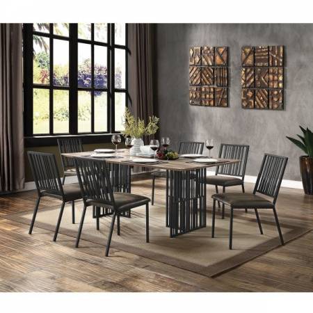 DN01757-7PC 7PC SETS Zudora Dining Table + 6 Side Chairs