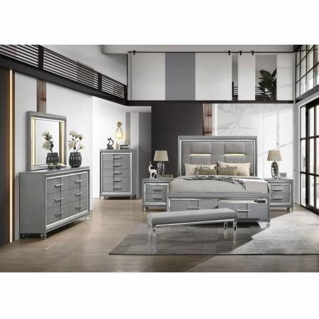 BD01721CK-4PC 4PC SETS Truman California King Bed