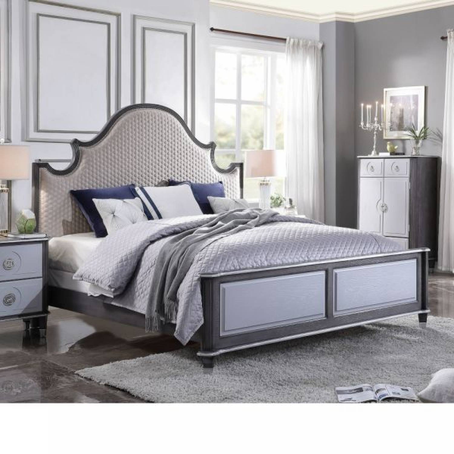 28810Q House Beatrice Queen Bed