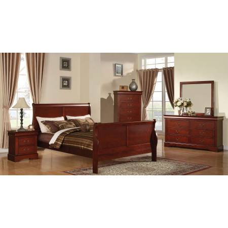 19528F-4PC 4PC SETS Louis Philippe III Full Bed