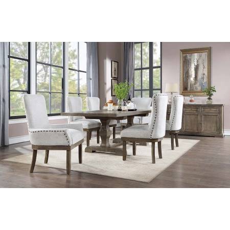 DN00950-7PC 7PC SETS Landon Dining Table + 2 Dining Chairs + 4 Side Chairs