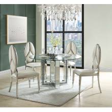 DN00715-5PC2 5PC SETS Noralie Dining Table + 4 Side Chairs (DN00930)