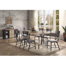 DN01057-7PC 7PC SETS Edina Dining Table + 6 Side Chairs