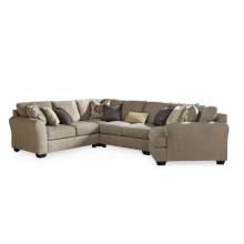 39122S7 Pantomine 4-Piece Sectional with Cuddler
