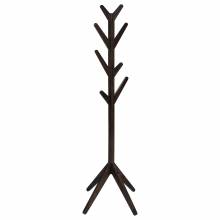983273 Margaret Solid Wood Coat Rack Clothing Hanger Cappuccino