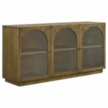 109355 Castlewood 71-inch Dining Sideboard Buffet Server Brown Oak