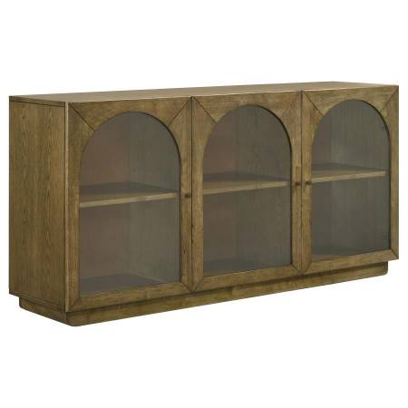 109355 Castlewood 71-inch Dining Sideboard Buffet Server Brown Oak