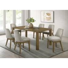 109351-S7 Castlewood 7-piece 71-inch Rectangular Dining Set Brown Oak