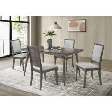 108621-S5 Onslow 5-piece 59-inch Rectangular Dining Set Dark Brown